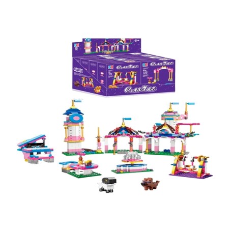 PUZZLE GIRL CASTLE BUILDING BLOCK PRINCESS CASTLE SERIES 101-117PCS