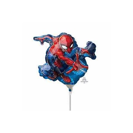 BALLON FOIL MINI SHAPE SPIDER-MAN A30 VRAC 17X25 CM