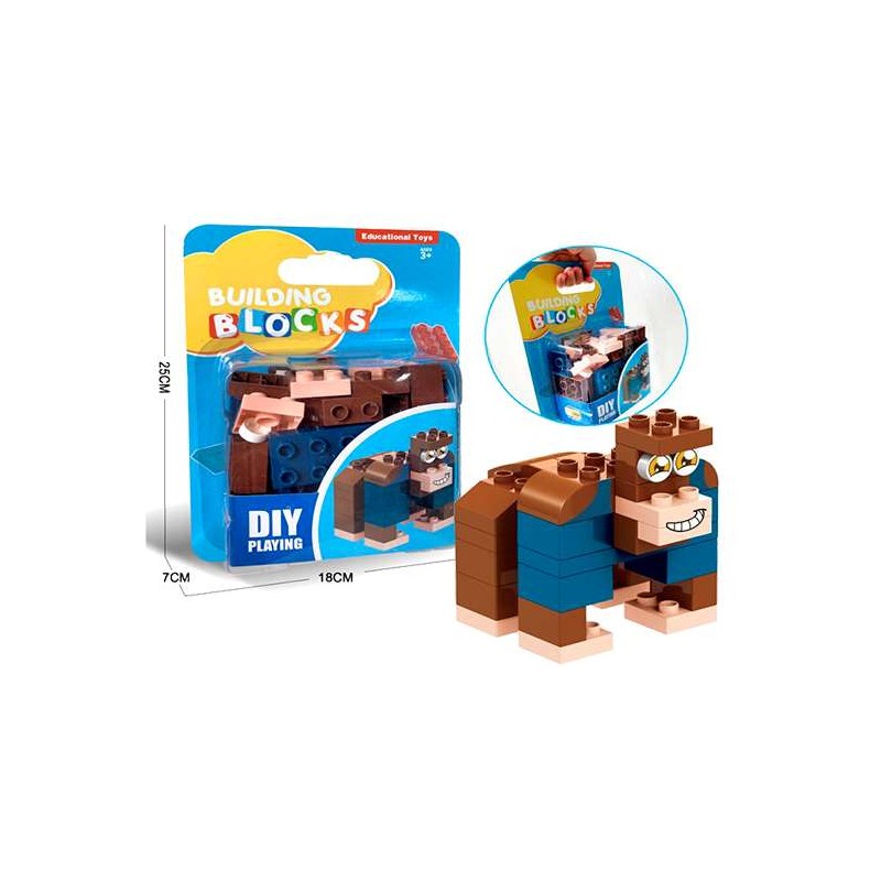 ORANGUTAN LARGE PARTICLE BUILDING BLOCK 34PCS