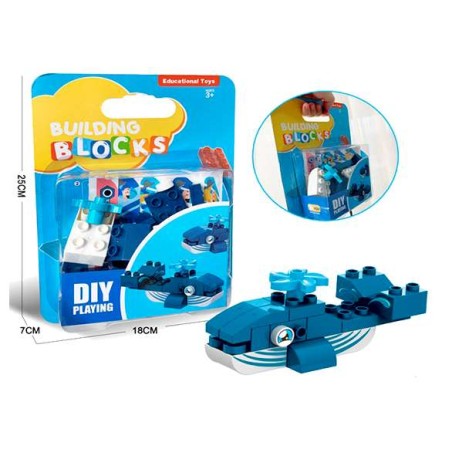 CETACEAN LARGE PARTICLE BUILDING BLOCK 18PCS