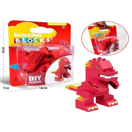 DINOSAUR LARGE PARTICLE BUILDING BLOCK 32PCS