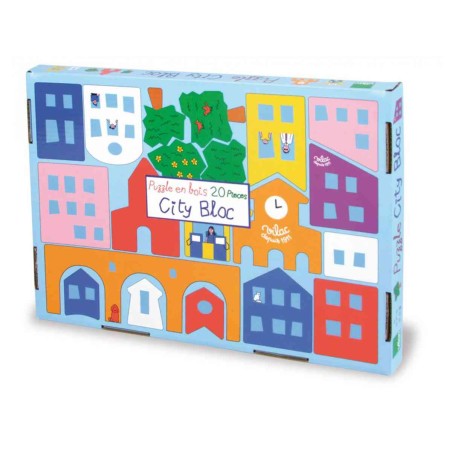 PUZZLE 3D CITY BLOC 20 PCS