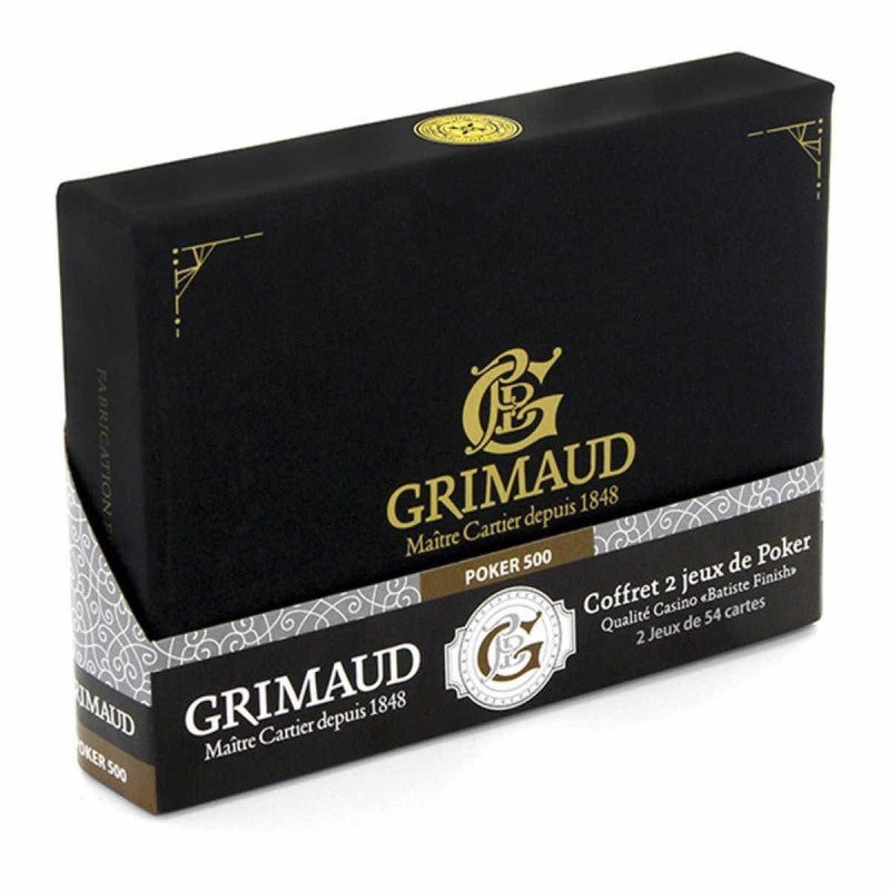 GRIMAUD EXPERT - COFFRET 2 POKER 500