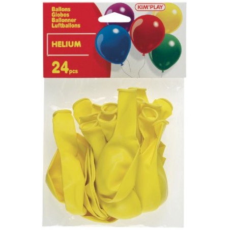 24 BALLONS EXCEL JAUNE