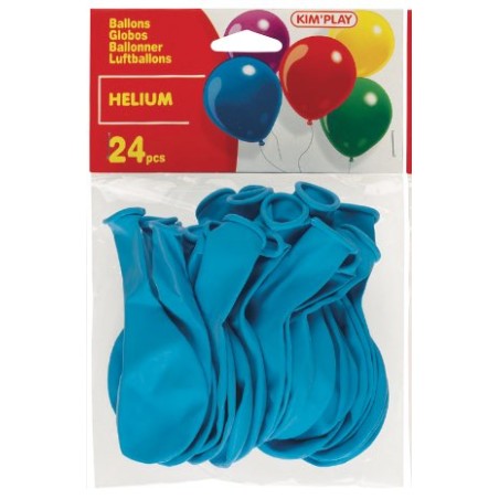 24 BALLONS EXCEL BLEU C