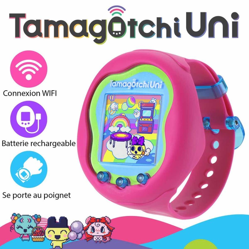 TAG TAMAGOTCHI UNI - ROSE