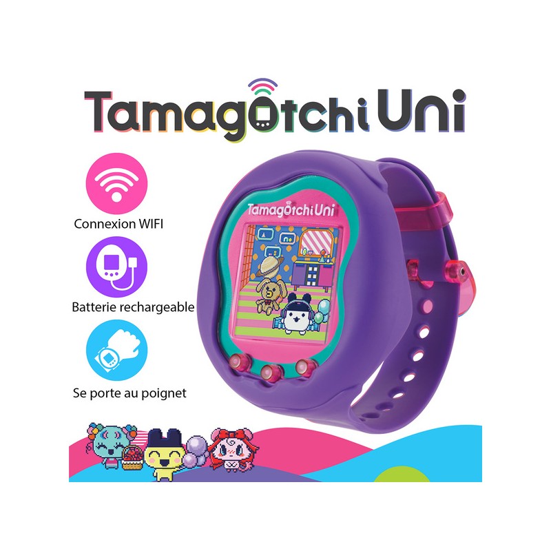 TAG TAMAGOTCHI UNI - VIOLET