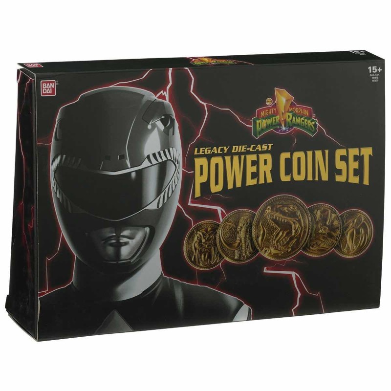 POWER RANGERS LEGACY DIE-CAST POWER COIN SET