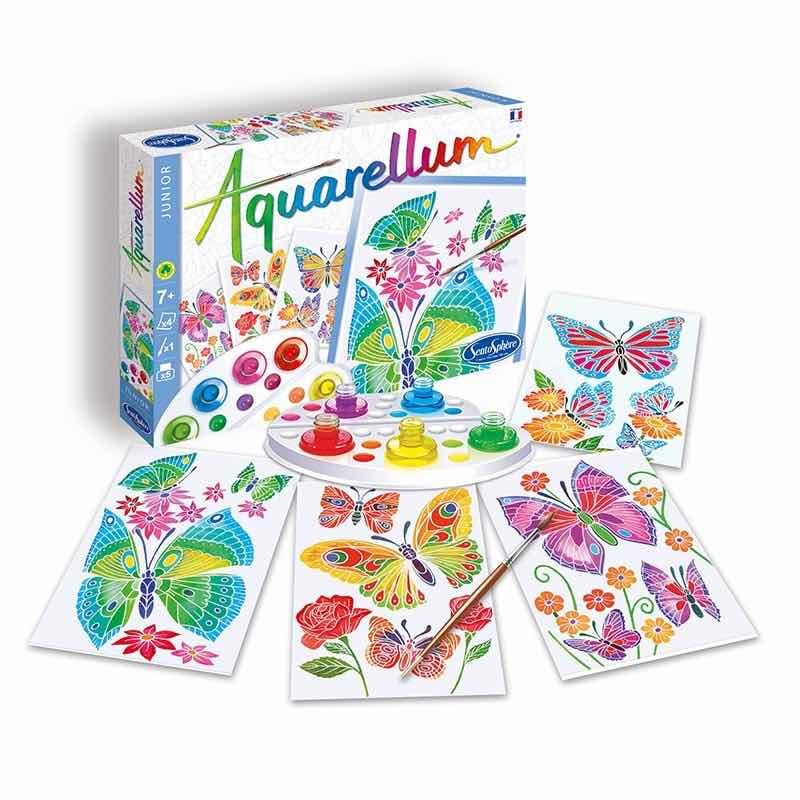 AQUARELLUM JUNIOR PAPILLONS ET FLEURS