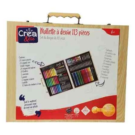 MALLETTE A DESSIN 113 PCS