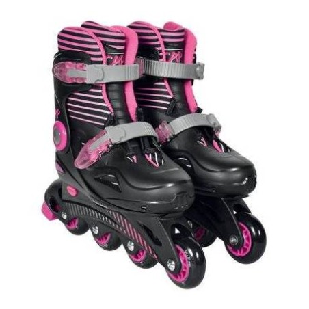 ROLLERS EN LIGNE AJUSTABLES ROSE 36-39