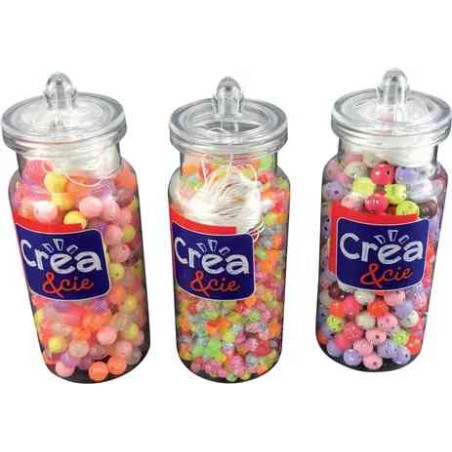 PACK DE 3 PERLES A ENFILER - CREA ET CIE