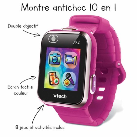 KIDIZOOM SMARTWATCH DX2 FRAMBOISE