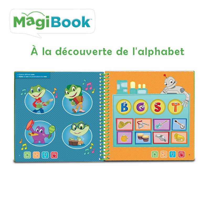 MAGIBOOK - ABC A LA DECOUVERTE DE L ALPHABET