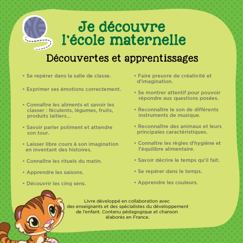 MAGIBOOK - JE DECOUVRE L ECOLE MATERNELLE